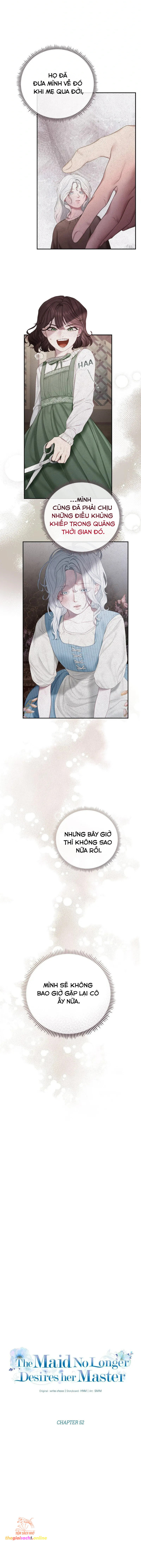 hầu nữ không còn thèm muốn chủ nhân nữa Chap 52 - Trang 2