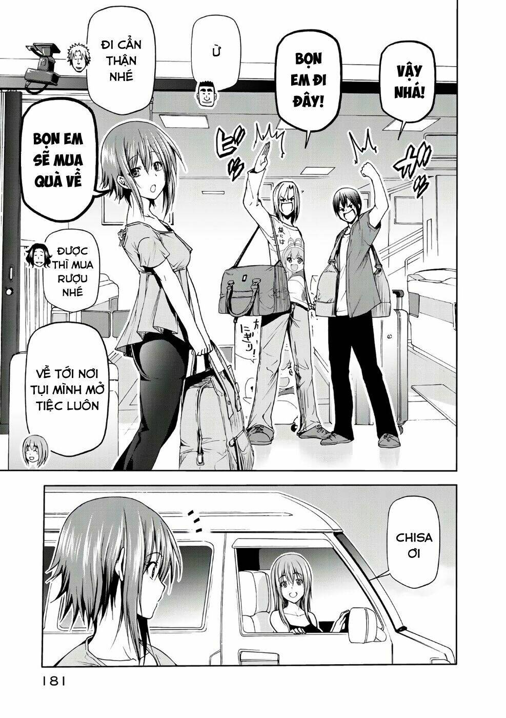 cô gái thích lặn - grand blue chapter 49.5 - Trang 2